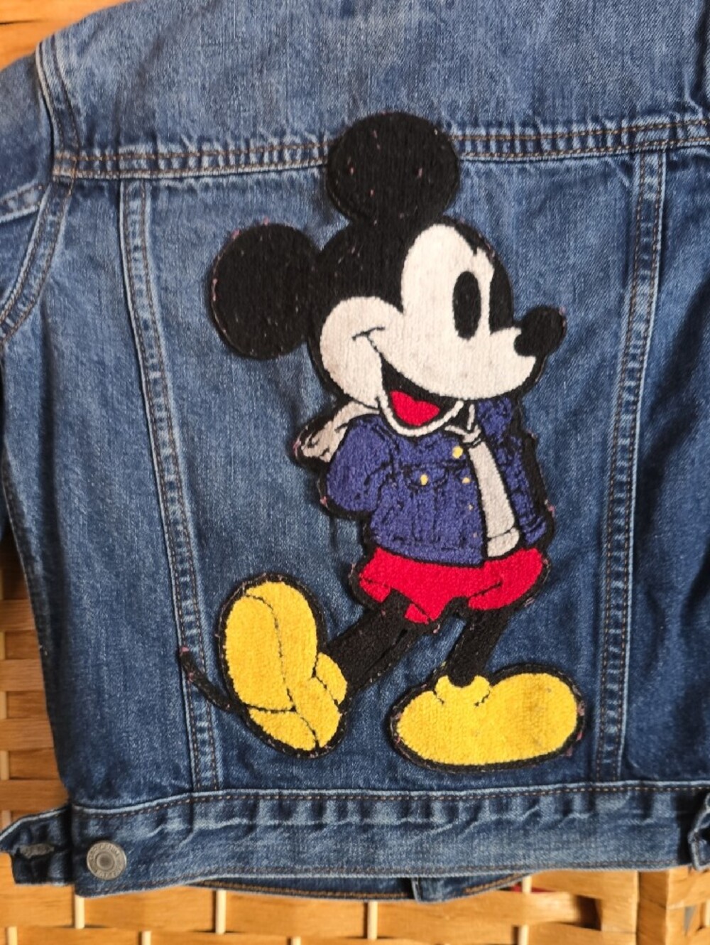 Disney Kids Blue Denim Jean Jacket Mickey mouse Gap